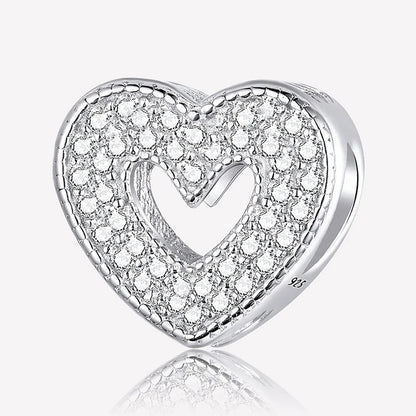 925 Silver Plated Elephant Moon Perfume Heart Firefly Beads Diy Bracelet Necklace Making Gift Of High Quality Fashion Jewelry - 7DAY'S
