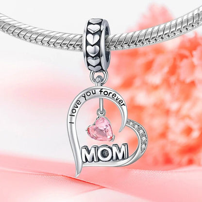 925 Silver Plated Elephant Moon Perfume Heart Firefly Beads Diy Bracelet Necklace Making Gift Of High Quality Fashion Jewelry - 7DAY'S