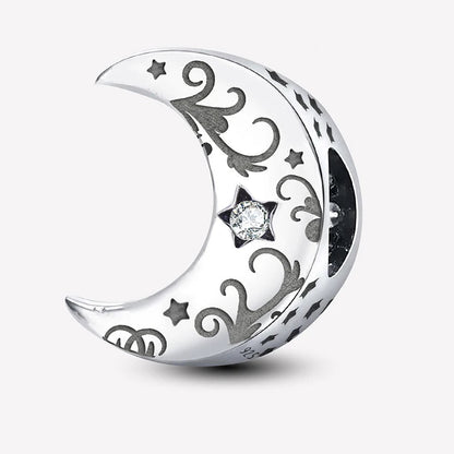 925 Silver Plated Elephant Moon Perfume Heart Firefly Beads Diy Bracelet Necklace Making Gift Of High Quality Fashion Jewelry - 7DAY'S