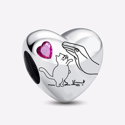 925 Silver Plated Elephant Moon Perfume Heart Firefly Beads Diy Bracelet Necklace Making Gift Of High Quality Fashion Jewelry - 7DAY'S