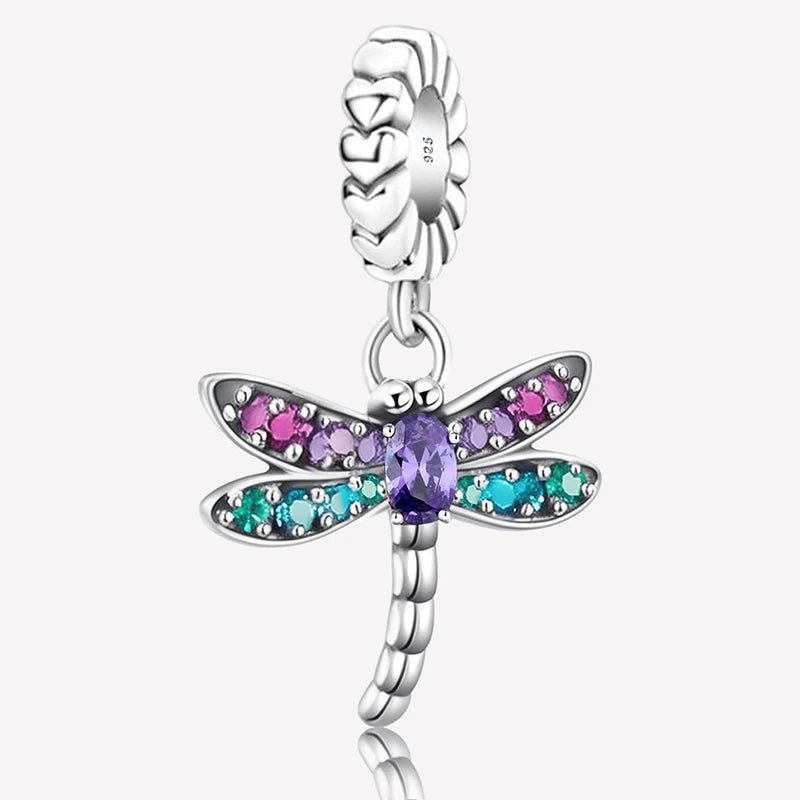 925 Silver Plated Elephant Moon Perfume Heart Firefly Beads Diy Bracelet Necklace Making Gift Of High Quality Fashion Jewelry - 7DAY'S
