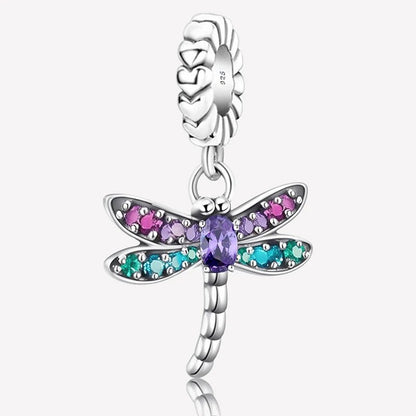 925 Silver Plated Elephant Moon Perfume Heart Firefly Beads Diy Bracelet Necklace Making Gift Of High Quality Fashion Jewelry - 7DAY'S