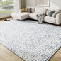 9x12 Area Rugs for Living Room - Non Slip Machine Washable Rug Modern Moroccan Boho Rug Super Soft Indoor Carpet Large Area Rug for Bedroom Dining Room Office Playroom, Blue - 7DAY'S