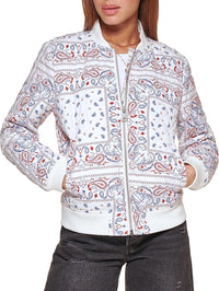 Levi's Women's Diamond Quilted Bomber Jacket With Front Pockets - Regular & Plus Sizes