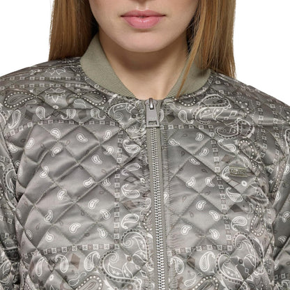 Levi's Women's Diamond Quilted Bomber Jacket With Front Pockets - Regular & Plus Sizes