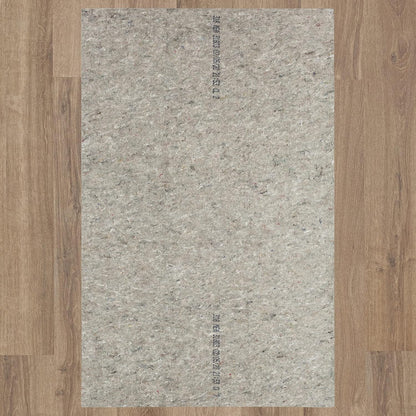 Mohawk Home 8' x 10' Non Slip Grip Rug Pad 1/4" Thick Dual Surface Felt Cushion + Rubber Gripper - Safe for All Floors