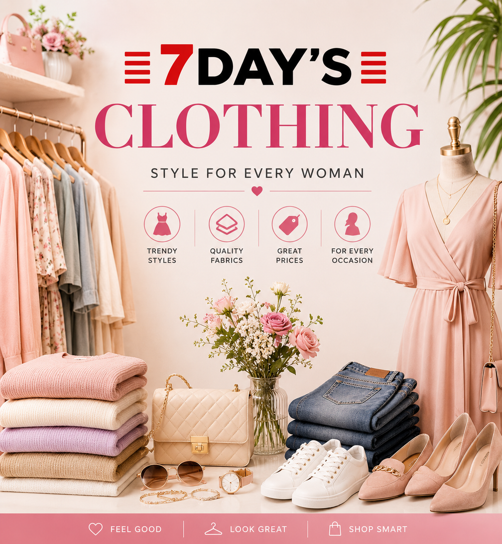 7DAY'S Shopping | Home Decor, Electronics, Fashion & More