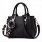 Yogodlns Embroidery Messenger Bag for Women Leather Satchel - Embroidered Design