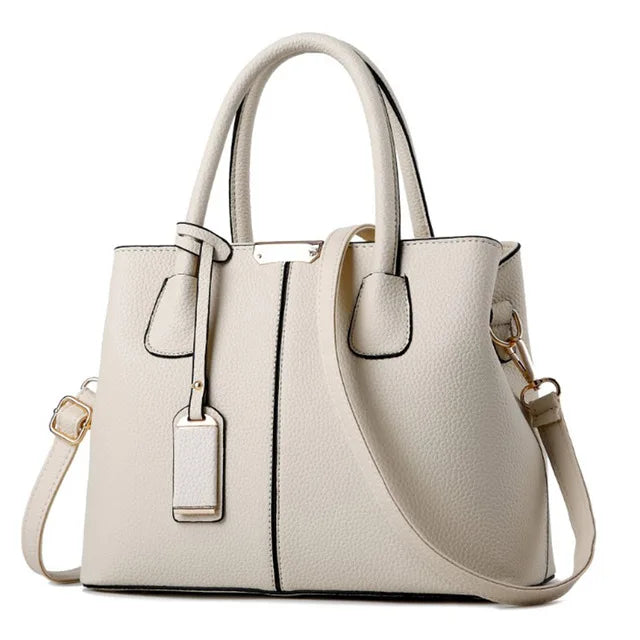 Yogodlns Women PU Tote Bag - Zipper Closure, Versatile Shoulder Handbag for Everyday Use