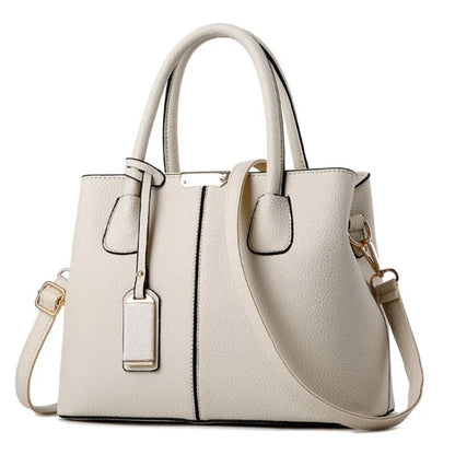 Yogodlns Women PU Tote Bag - Zipper Closure, Versatile Shoulder Handbag for Everyday Use