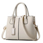 Yogodlns Women PU Tote Bag - Zipper Closure, Versatile Shoulder Handbag for Everyday Use