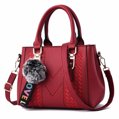 Yogodlns Embroidery Messenger Bag for Women Leather Satchel - Embroidered Design