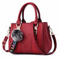 Yogodlns Embroidery Messenger Bag for Women Leather Satchel - Embroidered Design