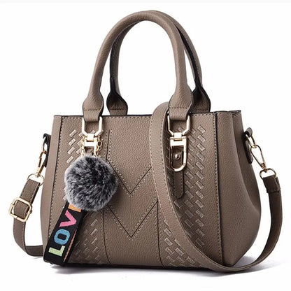 Yogodlns Embroidery Messenger Bag for Women Leather Satchel - Embroidered Design