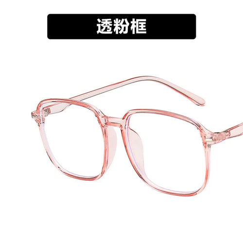 Transparent Computer Glasses Frame Women Men Anti Blue Light square Eyewear Plastic hinge Glasses Optical Spectacle Eyeglass