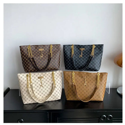 Unbranded Women Tote Bag - Large Capacity Printing Shoulder Bag For Shopping Purse.