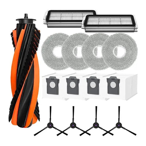 17 Pcs For Cecotec Conga X70 Sweeping Machine Accessories Main Side Brush Hepa Filter Mop Dust Bag Accessories