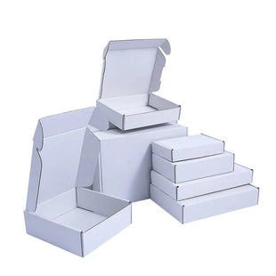 10 pcs super hard white/brown multi-size brown carton packaging wedding party gift chocolate candy event gift box