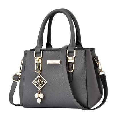 Women's PU Leather Shoulder Bag Casual Messenger Tote Large Capacity Handbag for Everyday Use