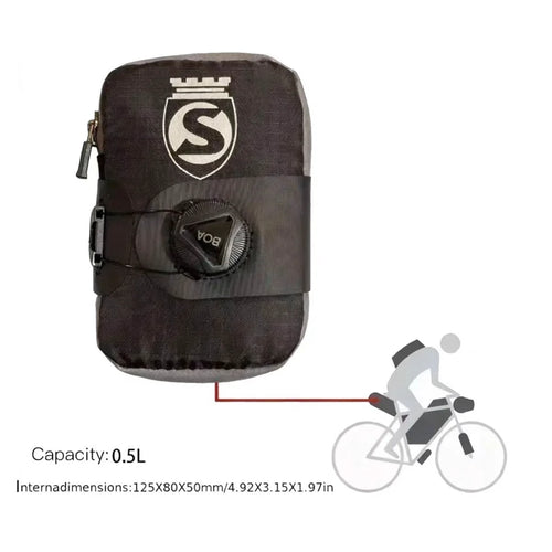 Bicycle Saddle Bag for SILCA MATTONE Bike Rear Bag MTB Road Bike Tail Bag Saddle Bag YKK Zipper BOA Bicycle Storage Bag
