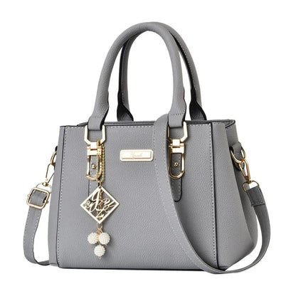 Women's PU Leather Shoulder Bag Casual Messenger Tote Large Capacity Handbag for Everyday Use