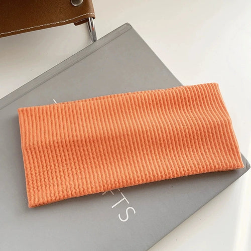 Sports Cycling Makeup Wash Face Hairbands Soft Korean Cotton Knitted Headband For Women Girls Bandanas Fashion Hair Accessories