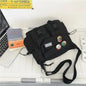YIYUEQIANLI Harajuku Nylon Crossbody Bag For Men And Women - Durable Everyday Messenger Bag