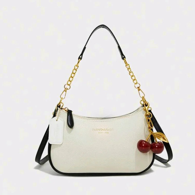 Yogodlns Crossbody Bag For Women - Adjustable Strap Crescent Shoulder PU Leather Zipper Closure