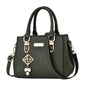 Women's PU Leather Shoulder Bag Casual Messenger Tote Large Capacity Handbag for Everyday Use