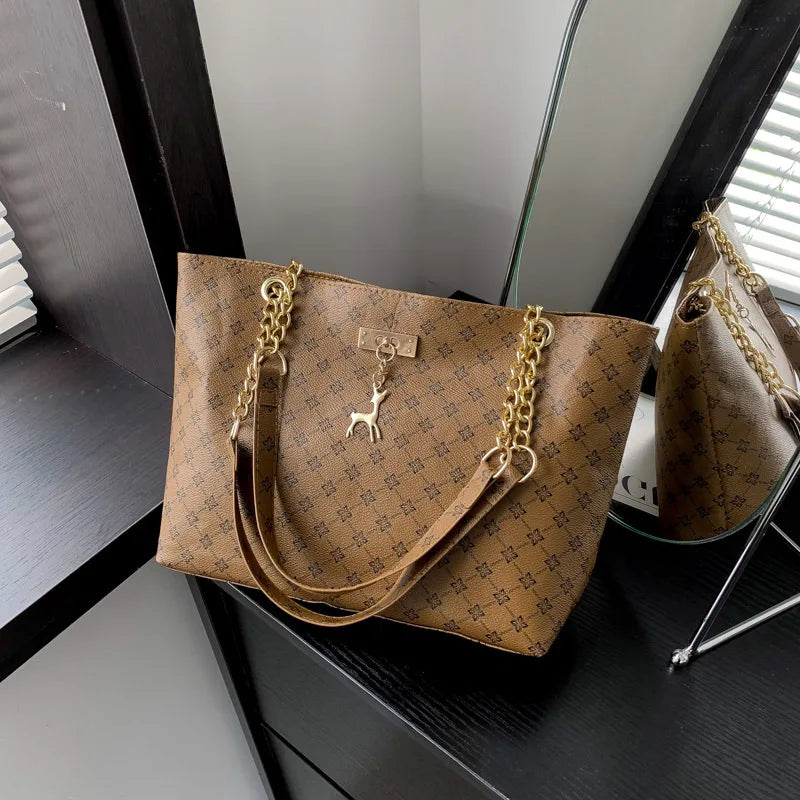 Yogodlns Presbyopia Handbag - Soft PU Leather Tote With Large Capacity For Everyday Organization