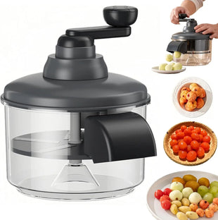 7DAY'S up to 50% off , 9.84‘’ Grape Peeler - Hand Crank Skin Removal Tool, Manual Crank Grape Peeling Tool, 2026 New Electric Grape Peeling Machine