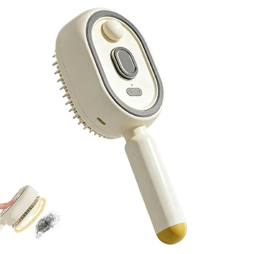 Electric Spray Air Cushions Massage Comb 3 in 1 Self Cleaning Steam Essential Oil Brush Rechargeable Spray Scalp Massager Combs