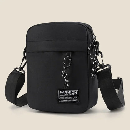 Women's Square Crossbody Bag With Diagonal Crossover Strap In Oxford Cloth Satchel Travel Handbag