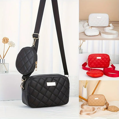 Crossbody Bag Women - Embroidered Coin Purse Adjustable Strap