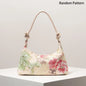 Women's Sequin Embroidered Shoulder Bag Floral Pattern For Evening Events And Weddings