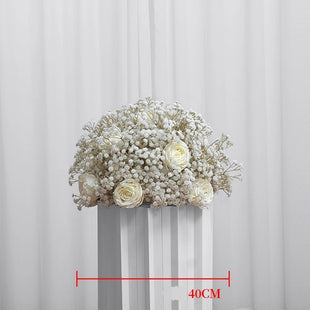 Artificial Gypsophila Flower Ball Wedding Table Centerpiece Stage Backdrop Home Living Room Exhibition Hall Party Event Decor