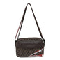 Unbranded Shark Mouth Crossbody Bag With Coin Purse And Phone Pocket - Durable Split Leather And Soft Polyester Lining