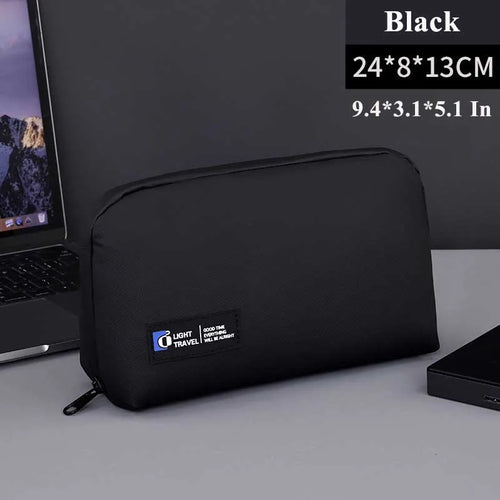 New Portable Wire USB Organizer Bag Travel Earphone Powerbank Data Lines Storage Pouch Large Capacity Mouse Cable Bag
