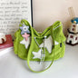 Niche Design Corduroy Satchel Bag for Women - Large Capacity Crossbody Tote for Daily Commutes