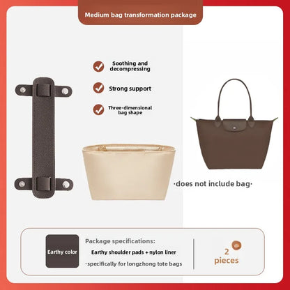 Havredeluxe Bag Organizer Insert For Longchamp Nylon Bag - Lightweight Durable Interior Storage