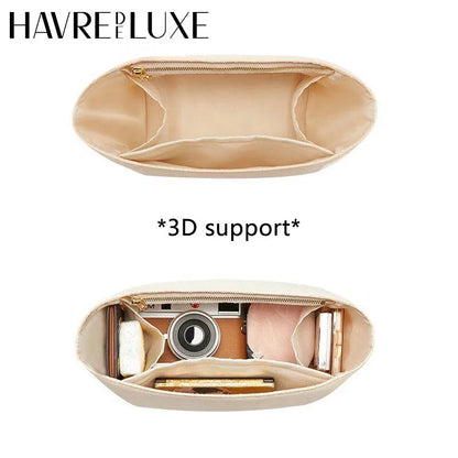 Havredeluxe Bag Organizer Insert For Longchamp Nylon Bag - Lightweight Durable Interior Storage