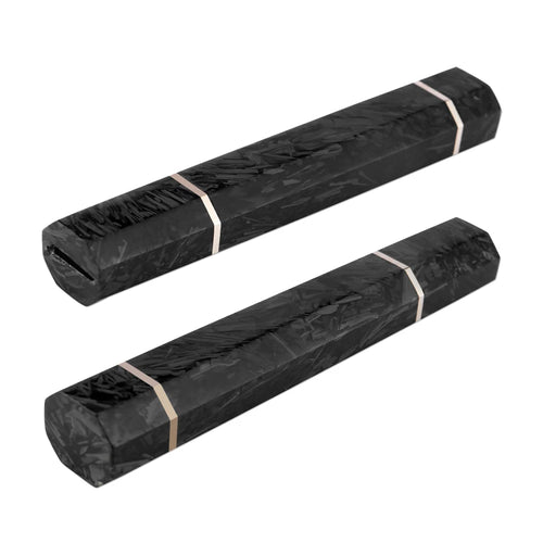 Handmade Resin & Carbon Fiber Octagonal Chef's Knife Handle for Japanese Chef's Knife Sashimi Knife DIY Knife Making Accessories
