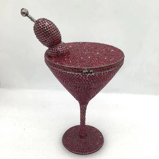 XIYUAN Women Goblet Rhinestone Evening Bags 2026 Luxury Boutique Unique Crystal Purses Cocktail Handbag Wedding Party Clutch Bag