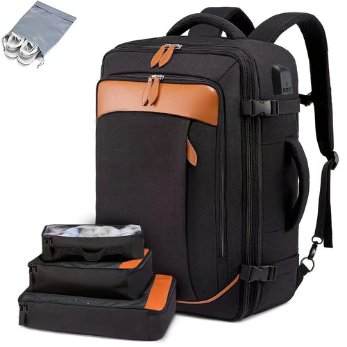 Travel Backpack, Large Carry on Backpack, 17 Inch Laptop Bag, Big Sturdy TSA-Friendly with USB Port College School Rucksack Bag,