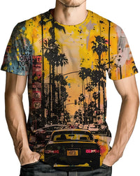 Abstract Art Shirt Men Street Graffiti Tshirts Women Hawaii Vacation Shirt Tee - 7DAY'S