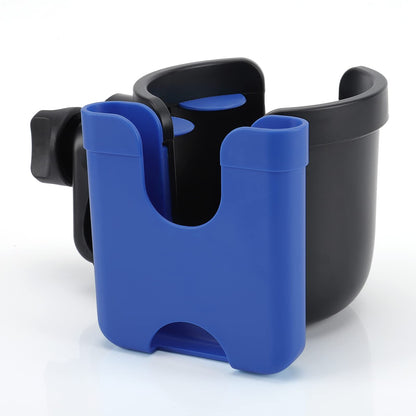 Accmor Stroller Cup Holder with Phone Holder, Bike Cup Holder, Universal Cup Holder for Uppababy Nuna Doona Strollers, 2 - in - 1 Cup Phone Holder for Stroller, Bike, Wheelchair, Walker, Scooter - 7DAY'S