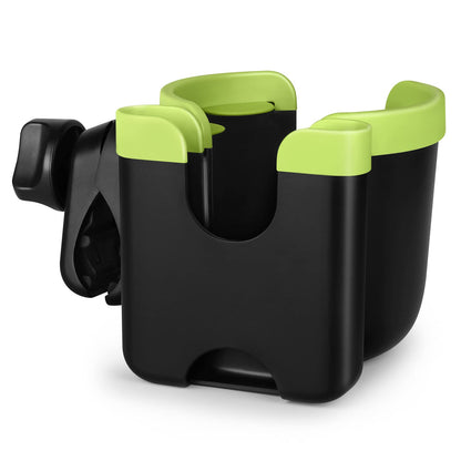 Accmor Stroller Cup Holder with Phone Holder, Bike Cup Holder, Universal Cup Holder for Uppababy Nuna Doona Strollers, 2 - in - 1 Cup Phone Holder for Stroller, Bike, Wheelchair, Walker, Scooter - 7DAY'S