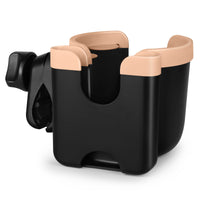 Accmor Stroller Cup Holder with Phone Holder, Bike Cup Holder, Universal Cup Holder for Uppababy Nuna Doona Strollers, 2 - in - 1 Cup Phone Holder for Stroller, Bike, Wheelchair, Walker, Scooter - 7DAY'S