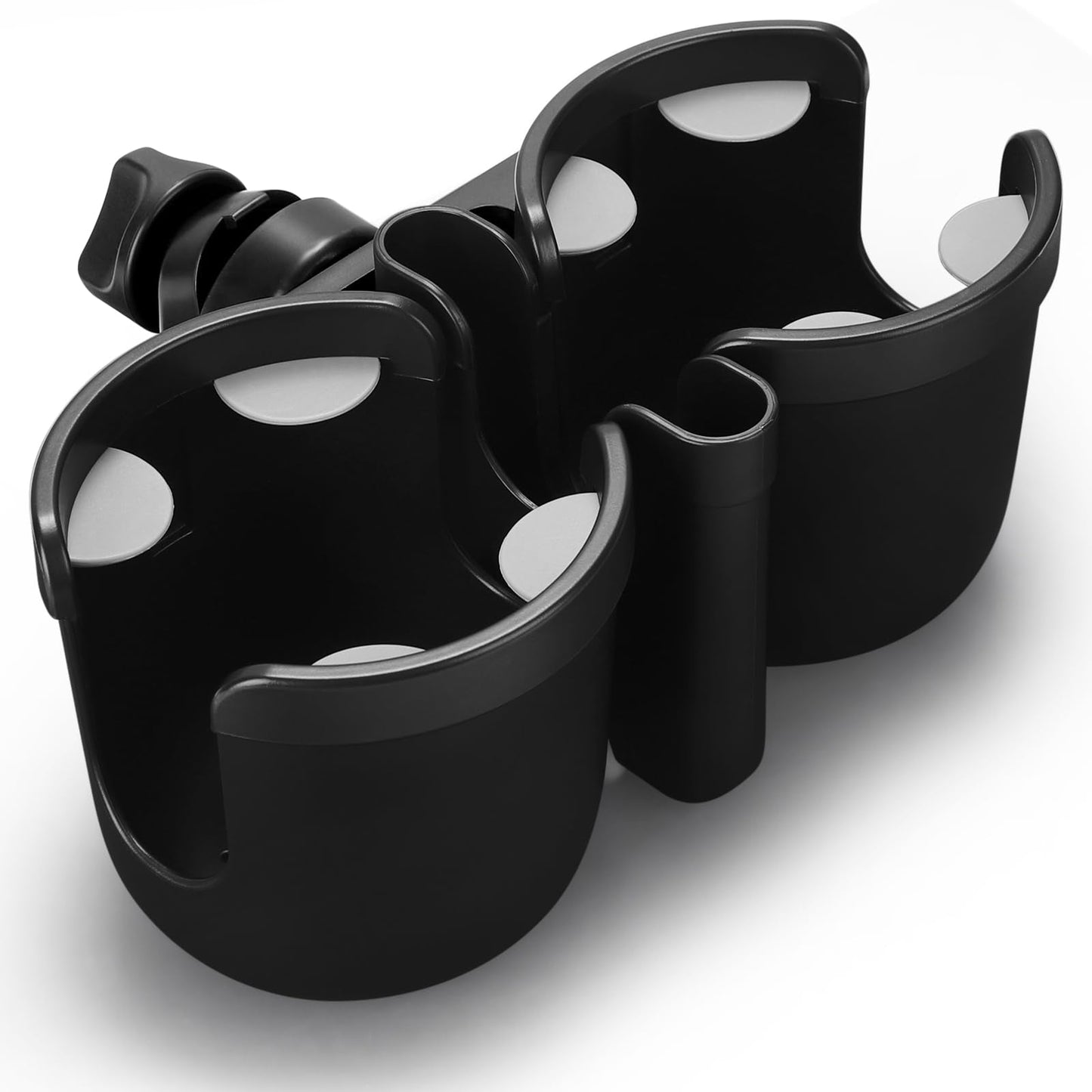 Accmor Stroller Cup Holder with Phone Holder, Bike Cup Holder, Universal Cup Holder for Uppababy Nuna Doona Strollers, 2 - in - 1 Cup Phone Holder for Stroller, Bike, Wheelchair, Walker, Scooter - 7DAY'S