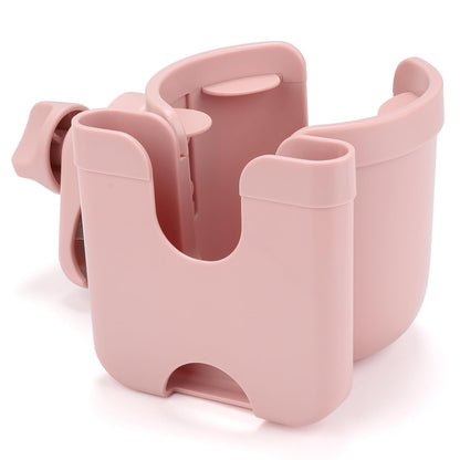 Accmor Stroller Cup Holder with Phone Holder, Bike Cup Holder, Universal Cup Holder for Uppababy Nuna Doona Strollers, 2 - in - 1 Cup Phone Holder for Stroller, Bike, Wheelchair, Walker, Scooter - 7DAY'S